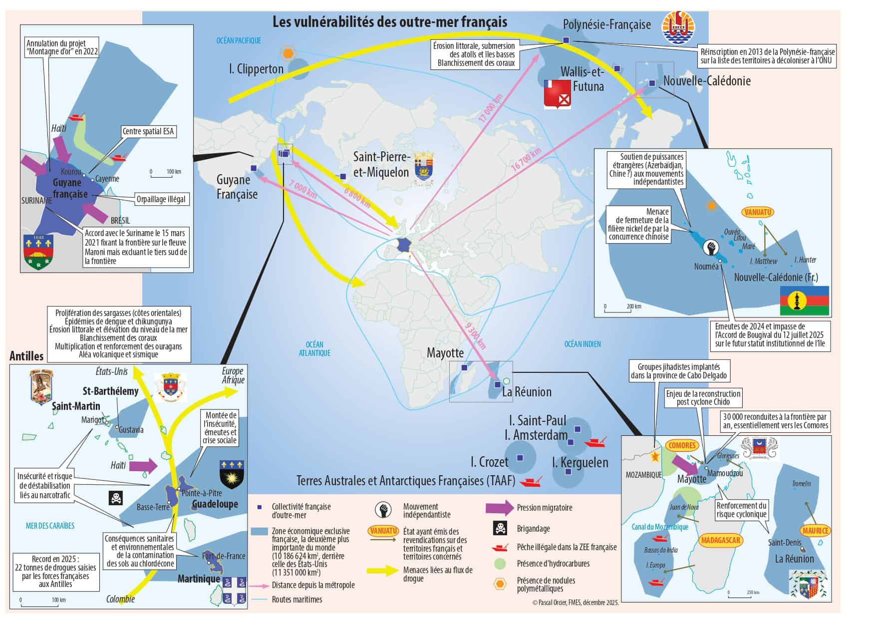 Vulnérabilités des outre-mer français : une lecture stratégique de la FMES