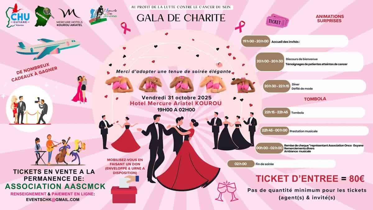 Octobre Rose 2025 : le CHU de Kourou vous donne rendez-vous pour des événements solidaires